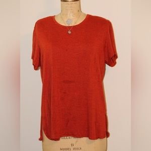 Women’s activeware shirt by bcg size xl with opening in back